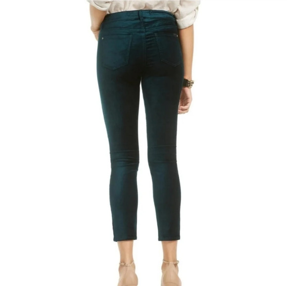 Jen7 by 7 for All Mankind - Velvet Ankle Skinny Jeans - Green - Plus Size 18 - Picture 6 of 16